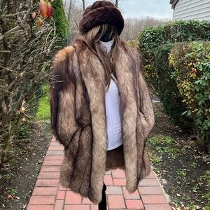 Luxurious Brown Fur Coat
